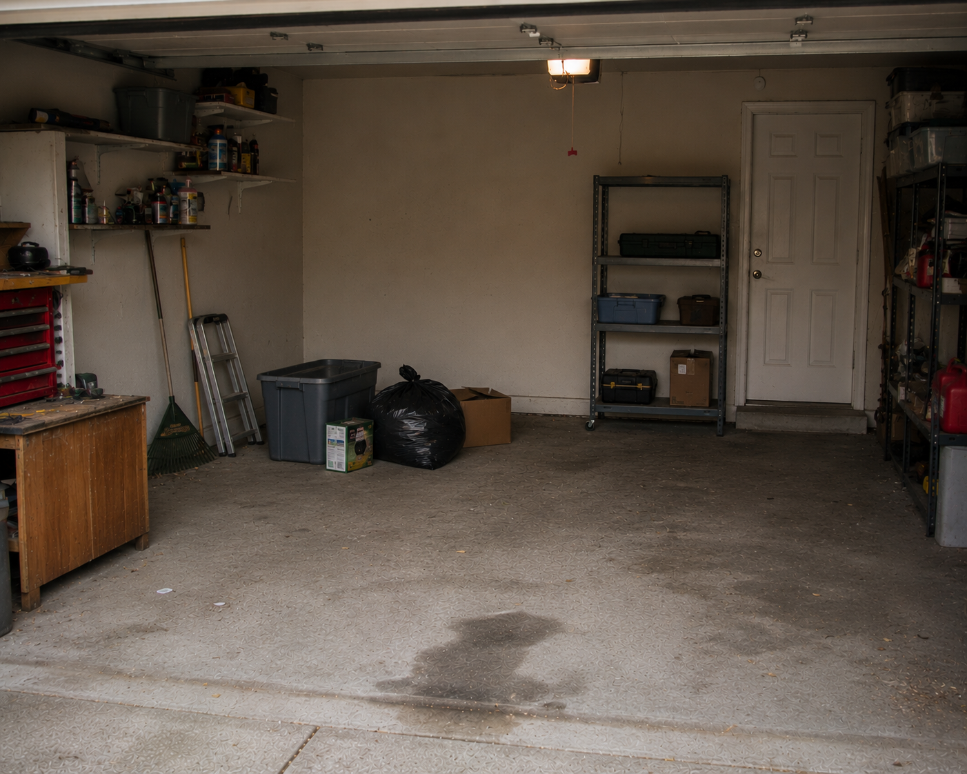 Garage clean out before